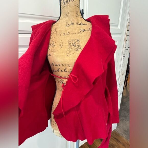 Katherine Barclays 100% Wool red jacket - Picture 7 of 7